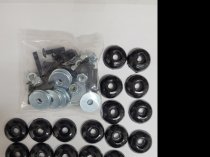 Plastic Body Mounting Kit BLACK Plastic Body Mounting Kit BLACK
