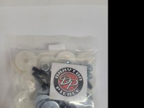 Plastic Body Mounting Kit White Plastic Body Mounting Kit White